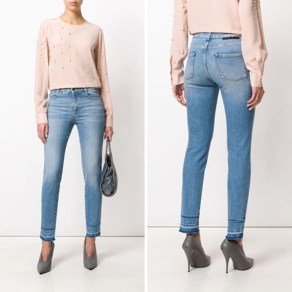 STELLA MCCARTNEY HIGH WAIST SKINNY JEANS W24 L27